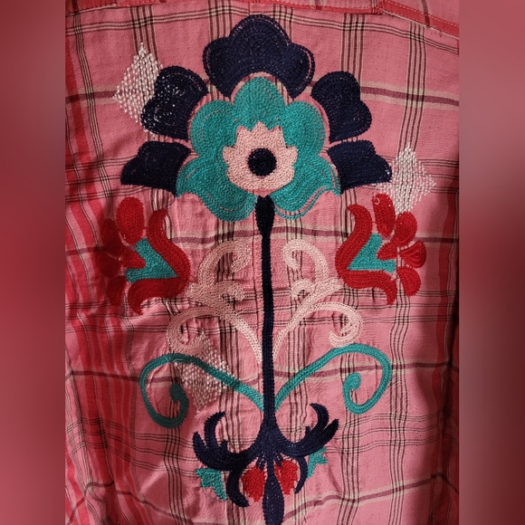 Free People We The Free Embroidered Sashiko Shirt - Picture 11 of 11